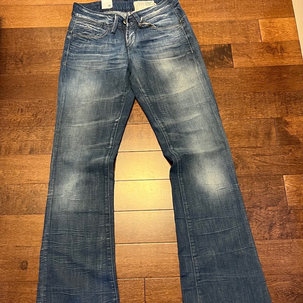 G Star raw midge  type bell cut jeans